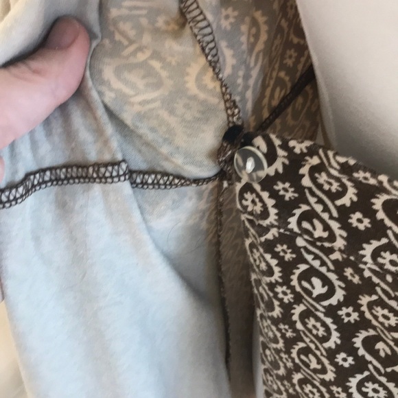 Brown patterned Sahalie wrap dress, M - Picture 5 of 6